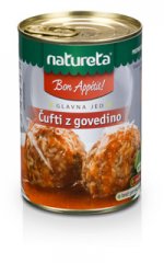 Natureta, čufti z govedino Natureta, čufti z govedino