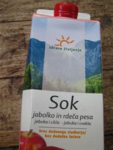 Zdravo življenje, sok, jabolko in rdeča pesa